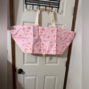 Disney inspired large tote “Bucha Bag” sane as blue IKEA bag with “SIS”